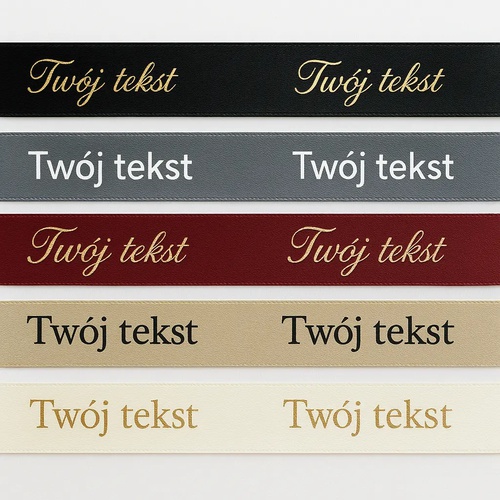 Wstążki z nadrukiem wzór 5