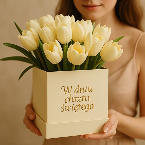Flowerbox na Chrzest Święty