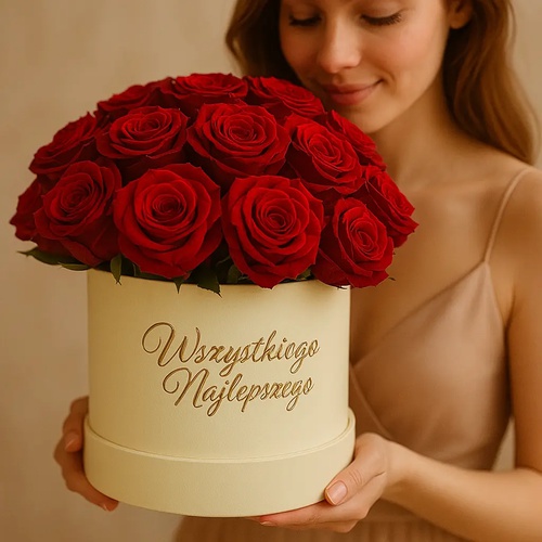 Flowerbox z nadrukiem